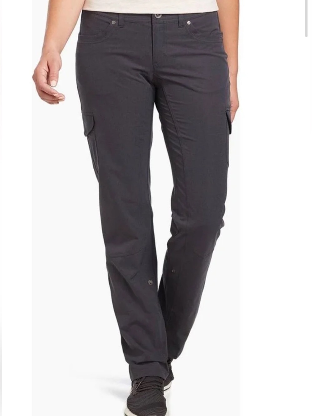 Kuhl Women's Freeflex Roll-Up Pant Koal Gray Size 2